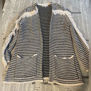 Fringe Knit Cardigan